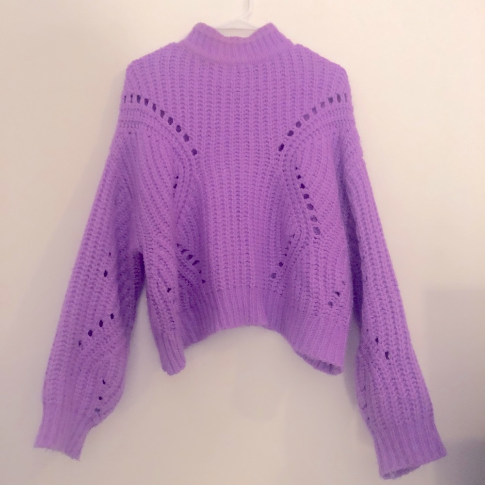 Lilac oversized sweater